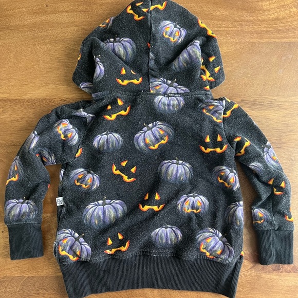Halloween Creepin it Real Hoodie 0-6month Little Bum Bums - Picture 4 of 5